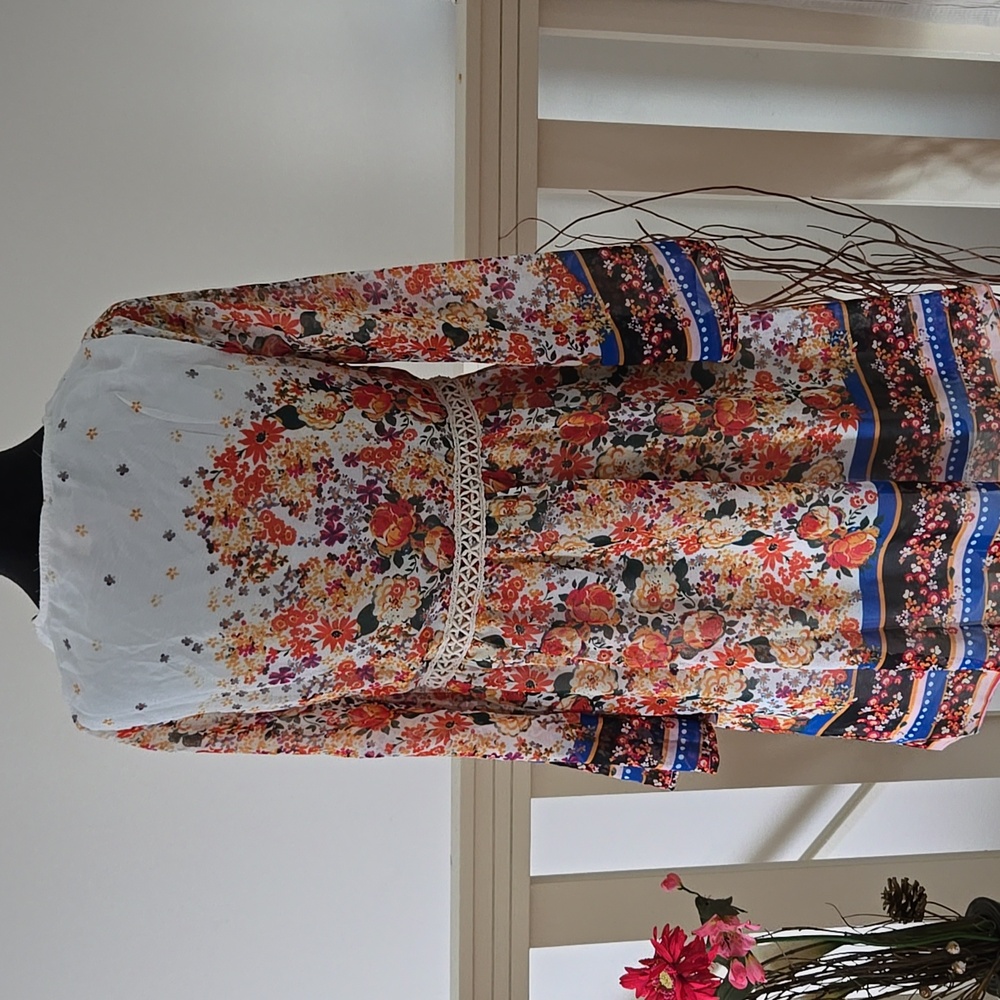 Parsian Collection | Coachella Floral Boho Dress - Picture 6 of 12